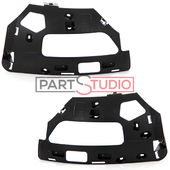 JEU DE GLISSIERES DE PARE-CHOCS ARRIERE , DROITE ET GAUCHE (GRANDE) pour CITROEN C4 PICASSO 5 PLACES DE 06/2013 A 09/2016