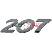 MONOGRAMME ARRIERE (207) , MODELE 3 ET 5 PORTES pour PEUGEOT 207 DE 03/2006 A 07/2013