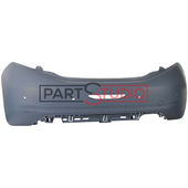 PARE-CHOCS ARRIERE , A PEINDRE , AVEC RADARS pour PEUGEOT 208 DE 04/2012 A 03/2015