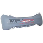 PARE-CHOCS ARRIERE , A PEINDRE , AVEC RADARS , MODELE XY / GTI pour PEUGEOT 208 DE 04/2012 A 03/2015