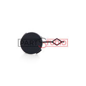 CACHE CROCHET DE REMORQUAGE ARRIERE pour PEUGEOT 208 DE 04/2012 A 03/2015