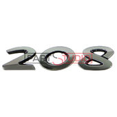 MONOGRAMME ARRIERE (208) , MODELE XY / GTI pour PEUGEOT 208 DE 04/2012 A 03/2015