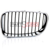 GRILLE DE CALANDRE DROITE / NOIRE-CHROMEE pour BMW SERIE 1 COUPE/CABRIOLET (E82-E88) DE 05/2011 A 06/2013