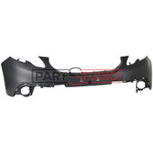 PARE-CHOCS AVANT , A PEINDRE , SUPERIEUR , SANS EMPLACEMENTS RADARS pour PEUGEOT 2008 DE 04/2013 A 05/2016