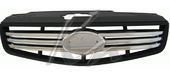 GRILLE DE CALANDRE , NOIRE/CHROMEE , MODELE 5 PORT