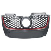 GRILLE DE CALANDRE , ROUGE , MODELE GTI