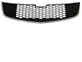 GRILLE DE CALANDRE INFERIEURE , NOIRE/CHROMEE