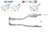 CATALYSEUR POUR MODELE 530 i V8/218 CV ASSEMBLAGE 