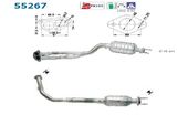 CATALYSEUR POUR MODELE 1.1 IE 4X4/50 CV A PARTIR D