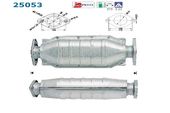 CATALYSEUR POUR MODELE 1.5 i 16 V/80 CV A PARTIR D