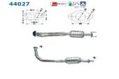 CATALYSEUR POUR MODELE 1.1 IE/50 CV DE MARS 1994 A