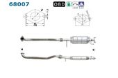 CATALYSEUR POUR MODELE 1.8 i 16 V/117 CV AVEC ORDI