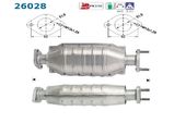 CATALYSEUR POUR MODELE 1.6 i 16 V/90 CV A PARTIR D