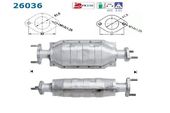 CATALYSEUR POUR MODELE 2.0 i 16 V 4WD/133 CV DE JU