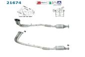 CATALYSEUR POUR MODELE 2.0 i 16 V/134 CV A PARTIR 