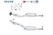 CATALYSEUR POUR MODELE 1.2 i/58 CV DE MARS 1998 A 