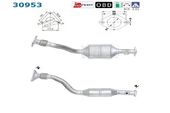 CATALYSEUR POUR MODELE RX4 2.0 i 16 V/139 CV AVEC 