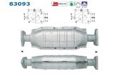 CATALYSEUR POUR MODELE 220/2.0 i 16 V TURBO/200 CV