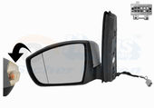 RETROVISEUR GAUCHE , ELECTRIQUE , CHAUFFANT , CLIGNOTANT , ANGLE MORT , A PEINDRE pour FORD C-MAX DE 11/2010 A 06/2015