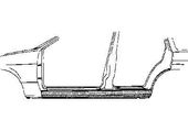 BAS DE CAISSE GAUCHE , MODELE 4 PORTES