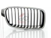 GRILLE GAUCHE DE CALANDRE , NOIRE ET CHROMEE , MOD