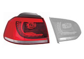 FEU ARRIERE GAUCHE SUR AILE , LED pour VOLKSWAGEN GOLF (6) GTI/GTD DE 10/2008 A 10/2012