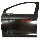 PORTE AVANT GAUCHE , A PEINDRE , SANS PROTECTION LATERALE pour CITROEN C3 DE 10/2016 A 10/2019