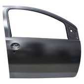 PORTE AVANT DROITE A PEINDRE pour PEUGEOT 107 (2) DE 03/2012 A 04/2014