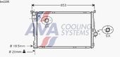 RADIATEUR D'EAU , POUR MOTEUR DIESEL AVEC CLIMATIS