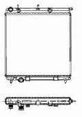 RADIATEUR D'EAU / POUR MOTEUR DIESEL / AVEC CLIMAT