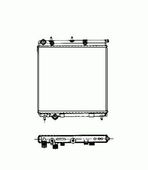 RADIATEUR D'EAU / POUR MOTEUR DIESEL / SANS CLIMAT