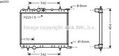 RADIATEUR D'EAU / POUR MOTEUR DIESEL / AVEC  CLIMA