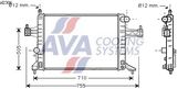 RADIATEUR D'EAU , MOTEUR ESSENCE (1.6 - 8V)