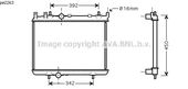 RADIATEUR D'EAU / POUR MOTEUR DIESEL / AVEC CLIMAT