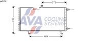 RADIATEUR DE CLIMATISATION / POUR MOTEUR ESSENCE