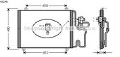 RADIATEUR DE CLIMATISATION  / POUR MOTEUR DIESEL /